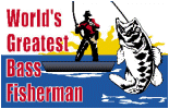 World's Greatest Bass Fisherman flag
