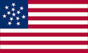 [U.S. 13 Star Nellie Powell Flag]