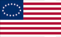 [U.S. 15 Star Oval Flag]