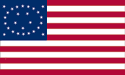 [U.S. 27 Star Oval Pattern Flag]