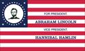 [U.S. 33 Star Lincoln 1861 Election Flag]