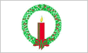[Wreath / Candle Flag]