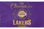 [2020 NBA Finals Champs LA Lakers 3x5 Flag]