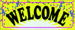 Welcome Yellow - 3x8' Vinyl Banner