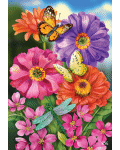 [Zinnias In Bloom Banner]