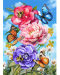 [Butterflies & Peonies Banner]