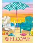 Beach Chairs Banner