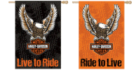 [Harley Davidson Live to Ride Banner]