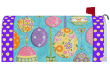 [Floating Easter Eggs Mailbox Cover]