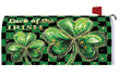 [Checkered Shamrocks Mailbox Cover]