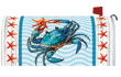 [Blue Crab and Anchor Mailbox Cover]