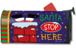Santa Stop Here Mailbox Cover