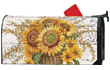 [Farmhouse Sunflower Mailbox Cover]