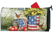 Patriotic Planters Mailbox Cover