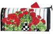 Geranium Flowers Mailbox Cover