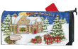 Santa's Workshop Mailbox Cover