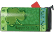 [Happy St Pat's Mailbox Cover]