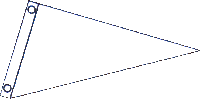 Solid White Pennant