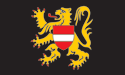 [Flemish Brabant, Belgium Flag]