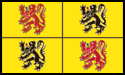 [Hainaut, Belgium Flag]