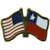[U.S. & Chile Flag Pin]