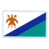 [Lesotho Flag Reflective Decal]