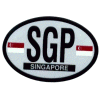 [Singapore Oval Reflective Decal]