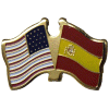 [U.S. & Spain Flag Pin]