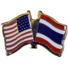 [U.S. & Thailand Flag Pin]