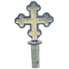 Bottony Cross ornament for 3/4 inch Tube