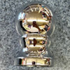 [Silver Ball Ornament For Rotating Pole]