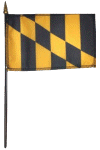 Lord Baltimore Desk Flag