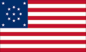 [U.S. 13 Star Fort Whetstone Flag]