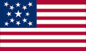 [U.S. 13 Star Medallion Flag]