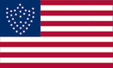 [U.S. 35 Star Army 23rd Corps Pattern Flag]