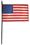 U.S. 43 Star Desk Flag