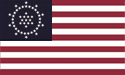 48 star Whipple Pattern U.S. flag