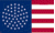 51 star round pattern U.S. flag