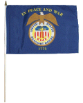 Merchant Marine stick flag