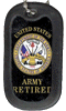 [Army Retired Dog Tag]
