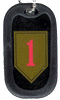 [Army 1st Infantry Dog Tag]