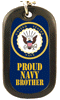 [Navy Proud Brother Dog Tag]