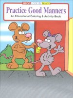 Practice Good Manners educational coloring book