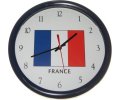 [France Flag Wall Clock]
