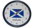 [Scotland Cross Wall Clock]