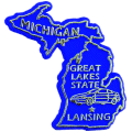 Michigan State Shape Magnet