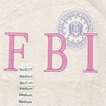 FBI Seal Pink Tee Shirt