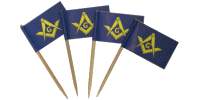 [Masonic Toothpick Flags]