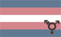 [Rainbow - Transgender Logo Flag]