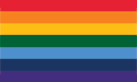 [Rainbow 7 Stripe Flag]